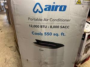 lot 3 image: Airo Portable Air Conditioner - 12,000 BTU