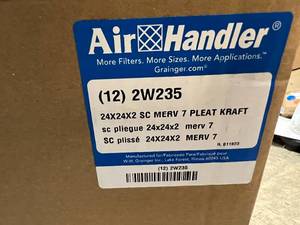 lot 48 image: 12 Air Handler 2W235 Filters - 24x24x2