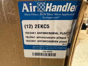 lot 50 image: 12 Air Handler 2EKC5 Filters - 16x24x1