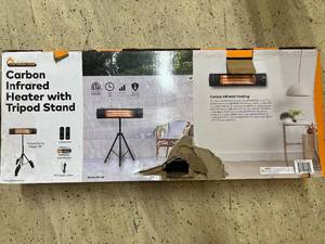 lot 57 image: Dr. Heater Carbonn Infared Heater with Tripod Stand
