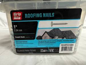 lot 63 image: 2,440ct of Grip Rite Roofing Nails - 1