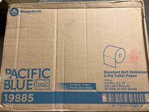 lot 118 image: 80 Rolls of Standard 2-Ply Toilet Paper
