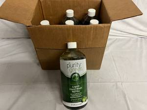 lot 133 image: 6 Bottles of Purity Green Liquid Hand Soap Refill - Fresh Lime