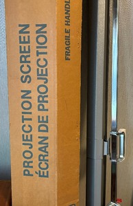 lot 64 image: Vintage Da-Lite Projection Screen