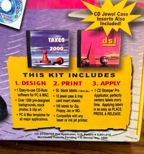 lot 74 image: New CD Stomper Pro CD-R Labeling System