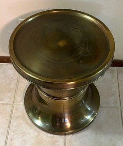 lot 98 image: Vintage Mastercraft Stool or Low Side Table