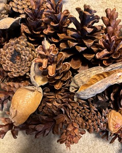 lot 153 image: Pretty Pinecone Wreath