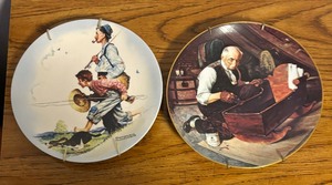 lot 169 image: Six Norman Rockwell Collectors Plates