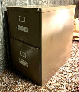 lot 175 image: Two Drawer File Cabinet