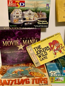lot 213 image: Vintage Games and Puzzles