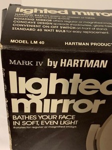 lot 206 image: Vintage Lighted Mirror by Hartman