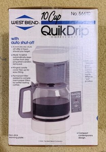 lot 159A image: Quick Drip 10 Cup Coffee Maker