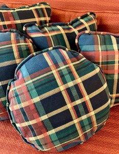 lot 163A image: Six Vintage Accent Pillows