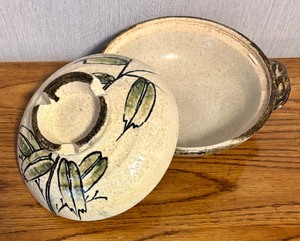 lot 251 image: Vintage Japanese Earthenware Donabe Rice Pot Lidded Casserole Dish