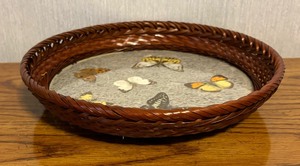 lot 259 image: Wonderful Woven Butterfly Bowl