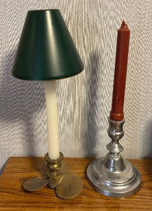 lot 260 image: Variety of Candles and Candle Holders