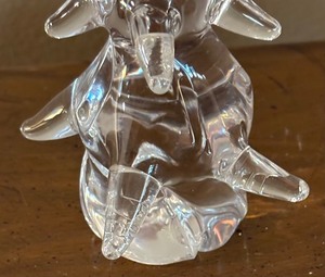 lot 298 image: Daum of France Crystal Tree Figurine