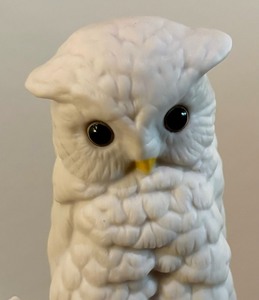 lot 313 image: Cybis Snowy Owl Bisque Porcelain Figurine