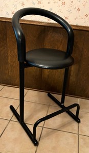 lot 319 image: Contemporary Black Stool