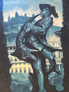 lot 347 image: Motzartfest Worzburg Print