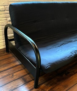 lot 350 image: Black Frame Futon