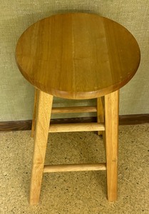 lot 371 image: Wooden Stool