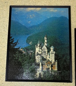 lot 424 image: Two Terrific Framed Puzzles