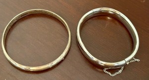 lot 461 image: Two Vintage Sterling Silver Bracelets