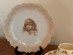 lot 307 image: Variety of Vintages Childrens Plates  Cup including Royal Doulton Bunnykins Bowl and Cup