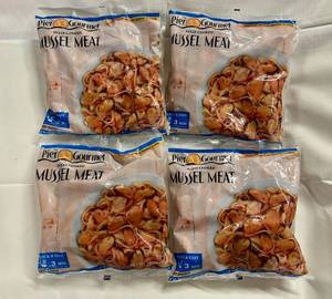 C. 4x 16oz Fully Cooked Mussel Meat