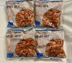 C. 4x 16oz Fully Cooked Mussel Meat
