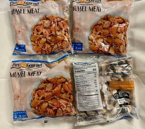 C. 4x 16oz Fully Cooked Mussel Meat