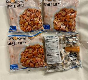 C. 4x 16oz Fully Cooked Mussel Meat