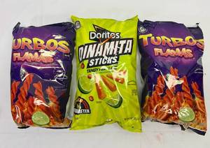 2x 10oz Turbos Flamas & 1x Tangy Fiery Lime