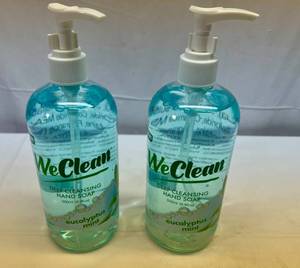 2x 16.9oz We Clean Deep Cleansing Hand Soap-Eucalyptus Mint