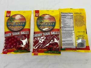 3x 9oz Cherry Sour Balls