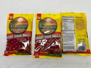 3x 9oz Cherry Sour Balls