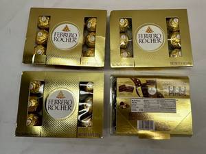 MM. 4x 5.3oz Ferrero Rocher Fine Hazelnut Chocolates