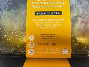 2x 1.69lbs Family Meal Lemon Garlic Mediterranean Style Pasta wChicken(Target)