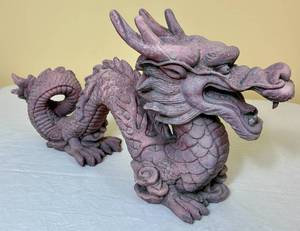 Dragon Resin Outdoor Yard Sculpture