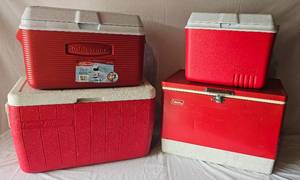 Collection of 4 Coolers