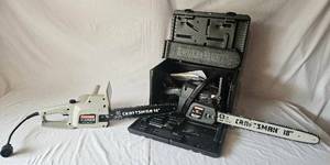 2 Craftsman Chainsaws- 1 Gas & 1 Electric