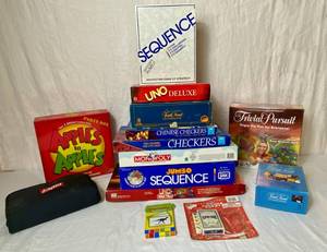 Assorted Game Bundle - 12 Games and Assorted Cards