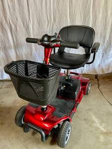 Vive 4- Wheel Mobility Scooter with battery and basket