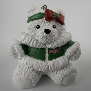 lot 76 image: Dayton Hudsons  2003 Santa Bear Momma Bear Ornament . In Original Box