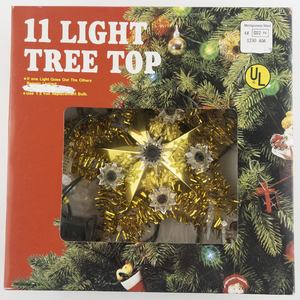 lot 145 image: Vintage MONTGOMERY WARDS Christmas Tree Topper Working with Original Box