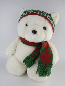 lot 169 image: Dayton Hudsons 1986 Santa Bear with Hat & Scarf