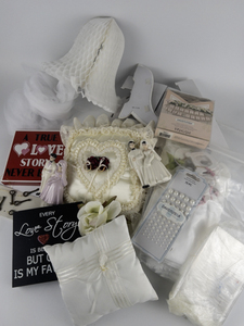 lot 223 image: Large Lot of BridalWedding Decorations