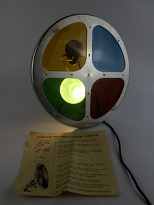 lot 11 image: Vintage ELDECOR Revolving Color Lens. Working.