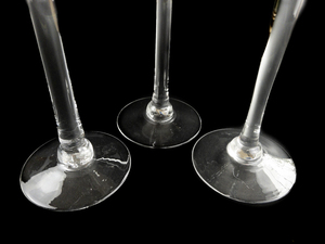 lot 227 image: Large Decor Champagne Flute vases 2 Feet Tall